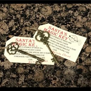 Magic Santa keys set of 2